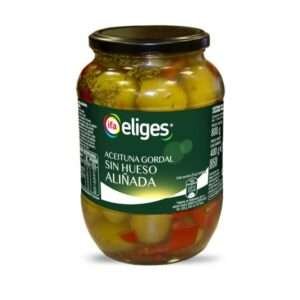 ACEITUNAS GORDAL S/HUESO ALIÑADA BARRIL IFA ELIGES 400G ESCURR