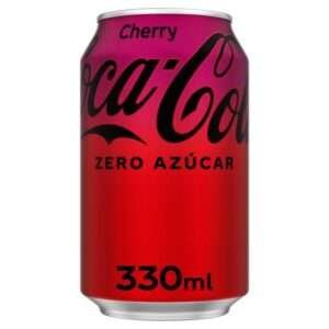 REFRESCO COLA CHERRY COKE ZERO LATA COCA COLA 330ML